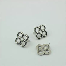 Load image into Gallery viewer, JANUARY PREORDER - NEW DECORATIVE FLOWER LOGO $3.50 / 5 PIECES SILVER
