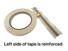 Load image into Gallery viewer, 8MM/20MM / 1 INCH  WIDE  SINGLE SIDED REINFORCEMENT TAPE $4.90 - 5.90/ROLL OF 45 METERS
