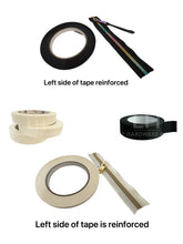Load image into Gallery viewer, 8MM/20MM / 1 INCH  WIDE  SINGLE SIDED REINFORCEMENT TAPE $4.90 - 5.90/ROLL OF 45 METERS
