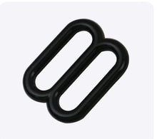 Load image into Gallery viewer, 1 Inch Seamless Slider $6.50/5 Pieces (Made From Zinc Alloy) Matte Black
