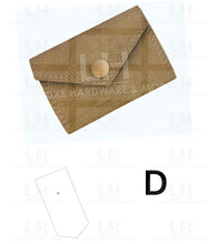 Load image into Gallery viewer, AUGUST PREORDER - ACCORDION WALLET CUTTING DIE FOR LUXE HARDWARE ACCORDION WALLET PATTERNS $48.00 -$70/EACH
