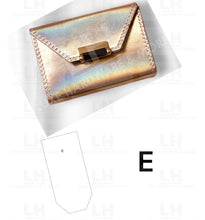 Load image into Gallery viewer, AUGUST PREORDER - ACCORDION WALLET CUTTING DIE FOR LUXE HARDWARE ACCORDION WALLET PATTERNS $48.00 -$70/EACH
