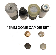 Load image into Gallery viewer, 15Mm &amp; 17Mm Fashion Snap Die Set $7.50 - $29.99/Set 15 Mm For Dome Cap (4 Piece)

