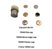 Load image into Gallery viewer, 15Mm &amp; 17Mm Fashion Snap Die Set $7.50 - $29.99/Set Cap Only For Flat
