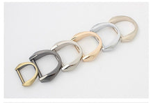 Load image into Gallery viewer, High End Seamless 1’’ D Ring $24.00/10 Pieces (Made From Zinc Alloy)
