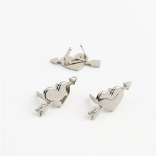 Load image into Gallery viewer, Heart With Arrow Decorative Logo 6.50/5 Pieces Silver
