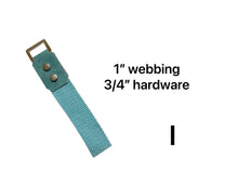 Load image into Gallery viewer, MAY PREORDER - CUTTING DIE FOR 1’’ WEBBING &amp; 3/4’’ HARDWARE $28.00 - 35.00/EACH WOOD BASE/I - FOR 1’’ HARDWARE
