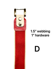 Load image into Gallery viewer, MAY PREORDER - CUTTING DIE FOR 1.5’’ WEBBING &amp; 1’’ HARDWARE $28.00 - 35.00/EACH WOOD BASE/D - FOR 1’’ HARDWARE

