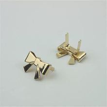 Load image into Gallery viewer, MAY PREORDER - BOW TIE LOGO $15.00 / 10 PIECES LIGHT GOLD
