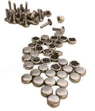 Load image into Gallery viewer, 10MM FLAT CAP RIVETS  $13.00/BAG OF 200 SETS

