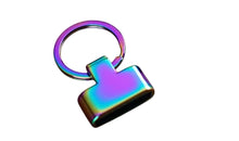 Load image into Gallery viewer, JUNE PREORDER - HIGH END BLUE &amp; RAINBOW KEY FOB $14.00/2 PIECES

