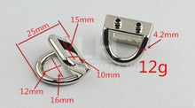 Load image into Gallery viewer, Double Ring ( 16Mmd + 15Mm Rectangle Ring) $14.50/Pack Of 10
