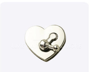 Heart Turn Lock $4.00/1 Silver