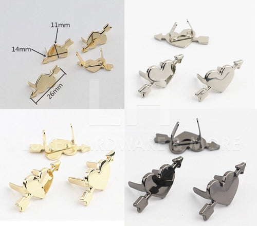 Heart With Arrow Decorative Logo 6.50/5 Pieces