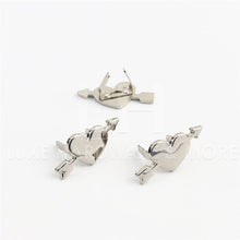 Load image into Gallery viewer, Heart With Arrow Decorative Logo 6.50/5 Pieces Silver
