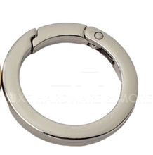 Load image into Gallery viewer, High End 25Mm Flat Finish Spring Gate Ring $4.00/ 2 Pieces
