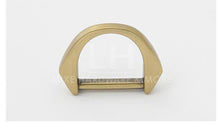 Load image into Gallery viewer, High End Seamless 1’’ D Ring $24.00/10 Pieces (Made From Zinc Alloy) Light Gold - Made Alloy
