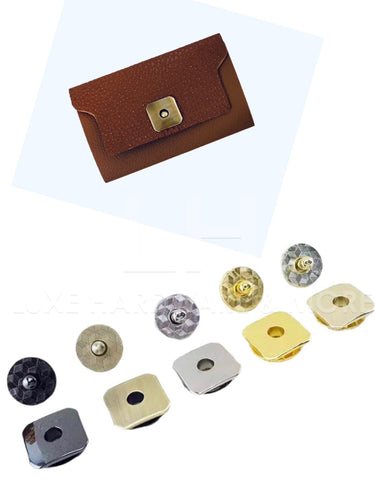 High End Square Magnetic / Twist On Snap $4.00/ Set