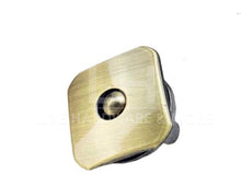 Load image into Gallery viewer, High End Square Magnetic / Twist On Snap $4.00/1 Set Brush Antique Brass
