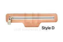 Load image into Gallery viewer, AUGUST PREORDER 6’’ 9’’ ZIPPER OVERLAY CUTTING DIE FOR #5 ZIPPER TAPE $40.00 60.00/EACH

