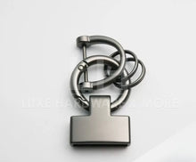 Load image into Gallery viewer, JUNE PREORDER - FROSTED FINISH KEY FOB $16.00/ 5 PIECES FROSTED GUNMETAL - 2 SETS

