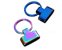 Load image into Gallery viewer, JUNE PREORDER - HIGH END BLUE &amp; RAINBOW KEY FOB $14.00/2 PIECES
