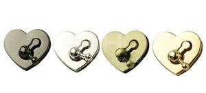 MARCH PREORDER - HEART SHAPED TWIST LOCK $3.5/EACH