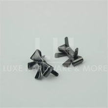 Load image into Gallery viewer, MAY PREORDER - BOW TIE LOGO $15.00 / 10 PIECES GUNMETAL
