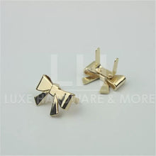 Load image into Gallery viewer, MAY PREORDER - BOW TIE LOGO $15.00 / 10 PIECES LIGHT GOLD
