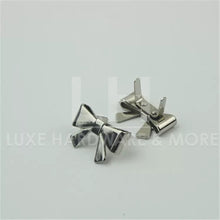 Load image into Gallery viewer, MAY PREORDER - BOW TIE LOGO $15.00 / 10 PIECES SILVER
