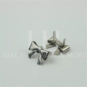 MAY PREORDER - BOW TIE LOGO $15.00 / 10 PIECES SILVER