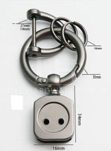 Load image into Gallery viewer, Men’s Key Fob/Tassel $12.5/5 Pieces Matte Black - B
