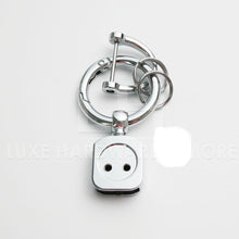 Load image into Gallery viewer, Men’s Key Fob/Tassel $12.5/5 Pieces Silver - C
