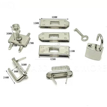 Load image into Gallery viewer, NOVEMBER PREORDER - KELLEY LOCK SET $8.50/EACH SET SILVER
