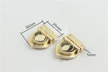 Load image into Gallery viewer, Push Lock With Heart $3.50/Each Light Gold
