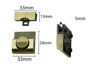 SILVER PUSH LOCK LOCK $4.50/EACH