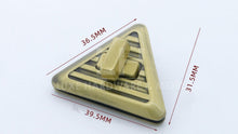 Load image into Gallery viewer, Triangle Lock $3.20/ 1 Brush Antique Brass
