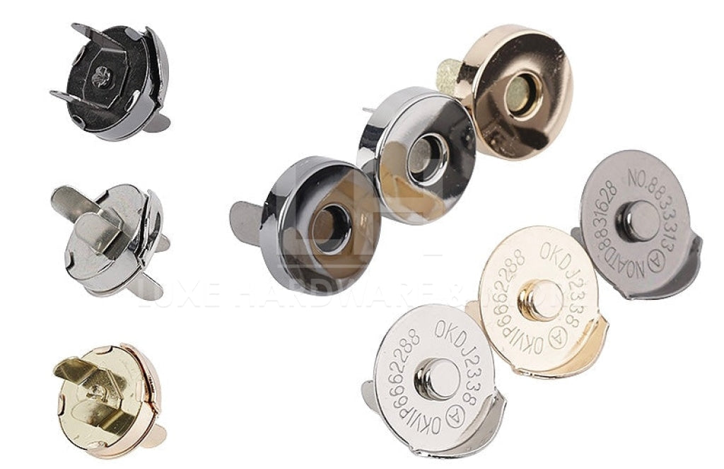 18Mm Magnetic Snap With Partial Cover $5.00/5 Sets