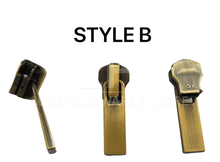 Load image into Gallery viewer, #5 High End Antique Brass Pull For Metal Tape $1.50/Each Style B
