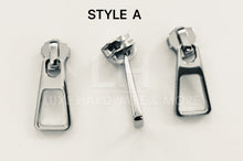 Load image into Gallery viewer, #5 High End Style 1 Silver Pull For Metal Tape $1.20/Each A
