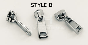 #5 High End Style 1 Silver Pull For Metal Tape $1.20/Each B