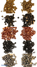Load image into Gallery viewer, 6Mm Rivets In Variety Of Colors $3.99/bag 0.85-0.90 Oz (About 90-100 Sets )
