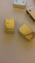 Load and play video in Gallery viewer, HIGH END 1 INCH WIDE LIGHT GOLD STRAP /ZIPPER END $3.00/2 PIECES
